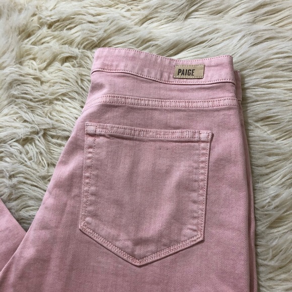 Paige ‘Nellie’ Culotte Blush Tie jean pants - Picture 4 of 8